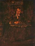 Mihaly Munkacsy Seated Old Woman china oil painting artist